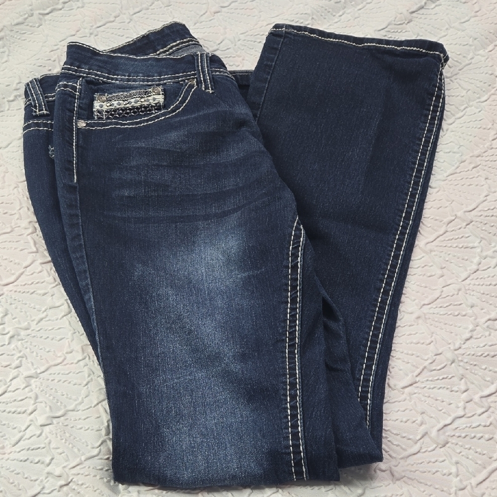 Love Indigo Midnight Blue Ankle Jeans - Picture 7 of 9